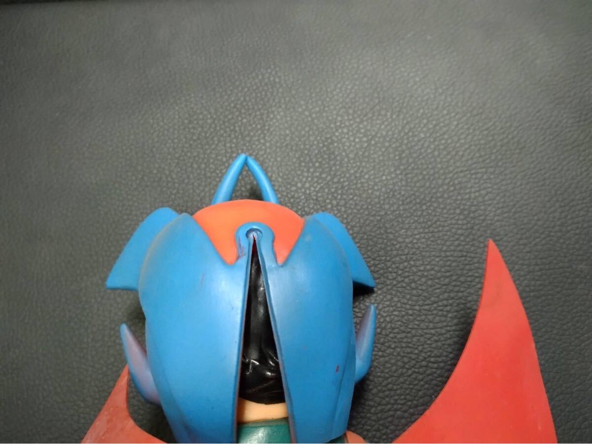 昭和レトロ 旧バンダイ デビルマン ソフビ 面取れ 東映 ポピー 昭和レトロ 旧バンダイ デビルマン ソフビ 面取れ 東映 ポピー