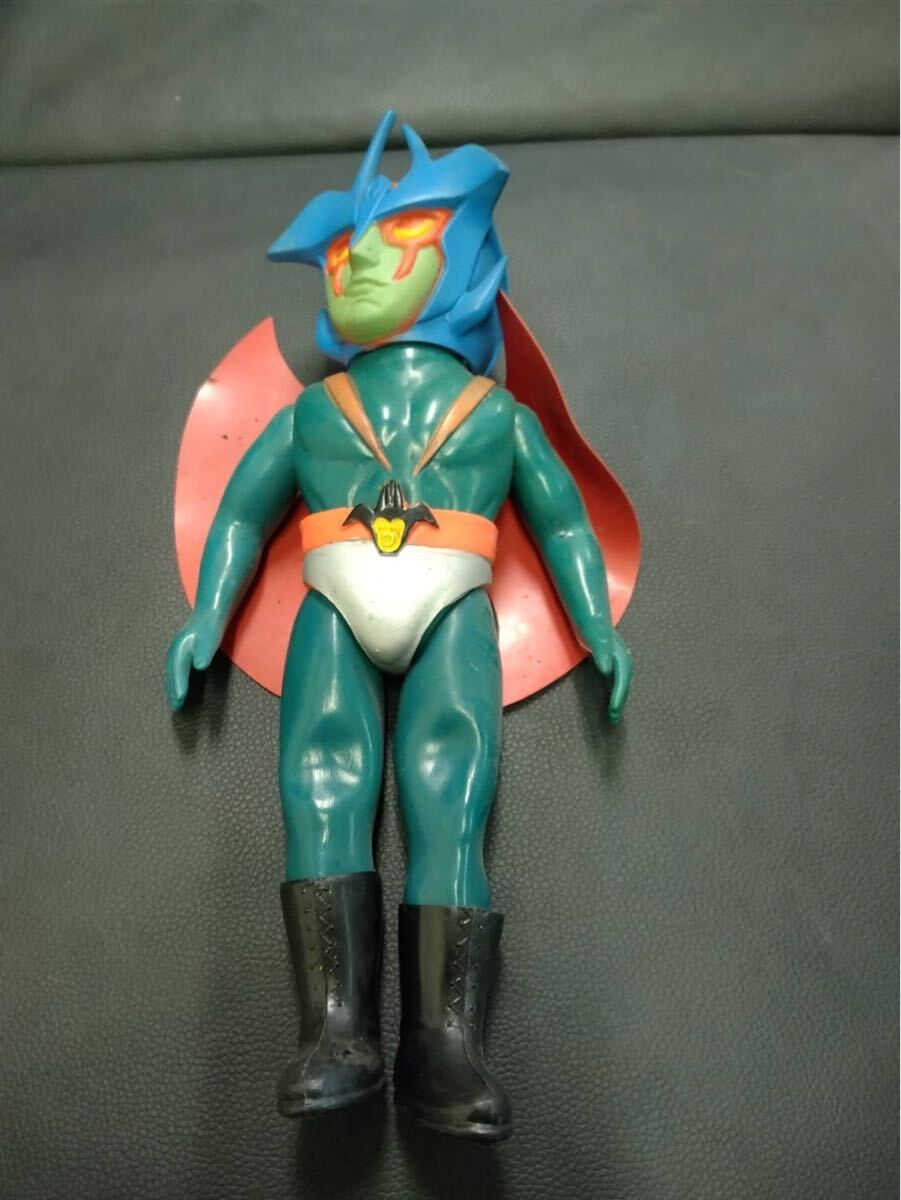 昭和レトロ 旧バンダイ デビルマン ソフビ 面取れ 東映 ポピー 昭和レトロ 旧バンダイ デビルマン ソフビ 面取れ 東映 ポピー