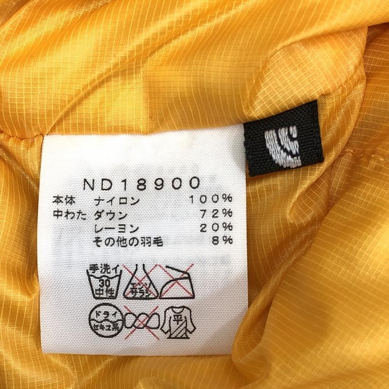 【中古】THE NORTH FACE アコンカグアダウンジャケット サイズL イエロー ND18900　ザノースフェイス[240024446855]