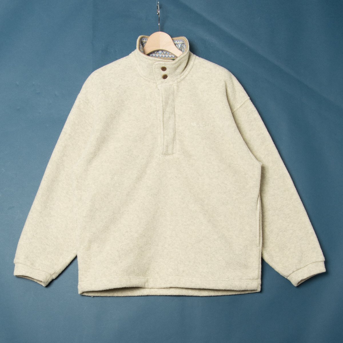 Whole Earth Collection ホールアース コレクション ハーフジップボアフリース トレーナー L アイボリー 白 オフホワイト ポリエステル