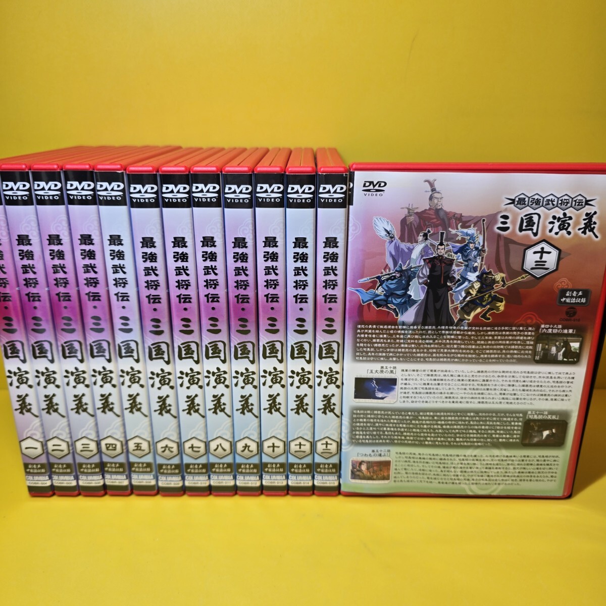 新品ケース交換済み 『最強武将伝 三国演義』DVD13巻セット