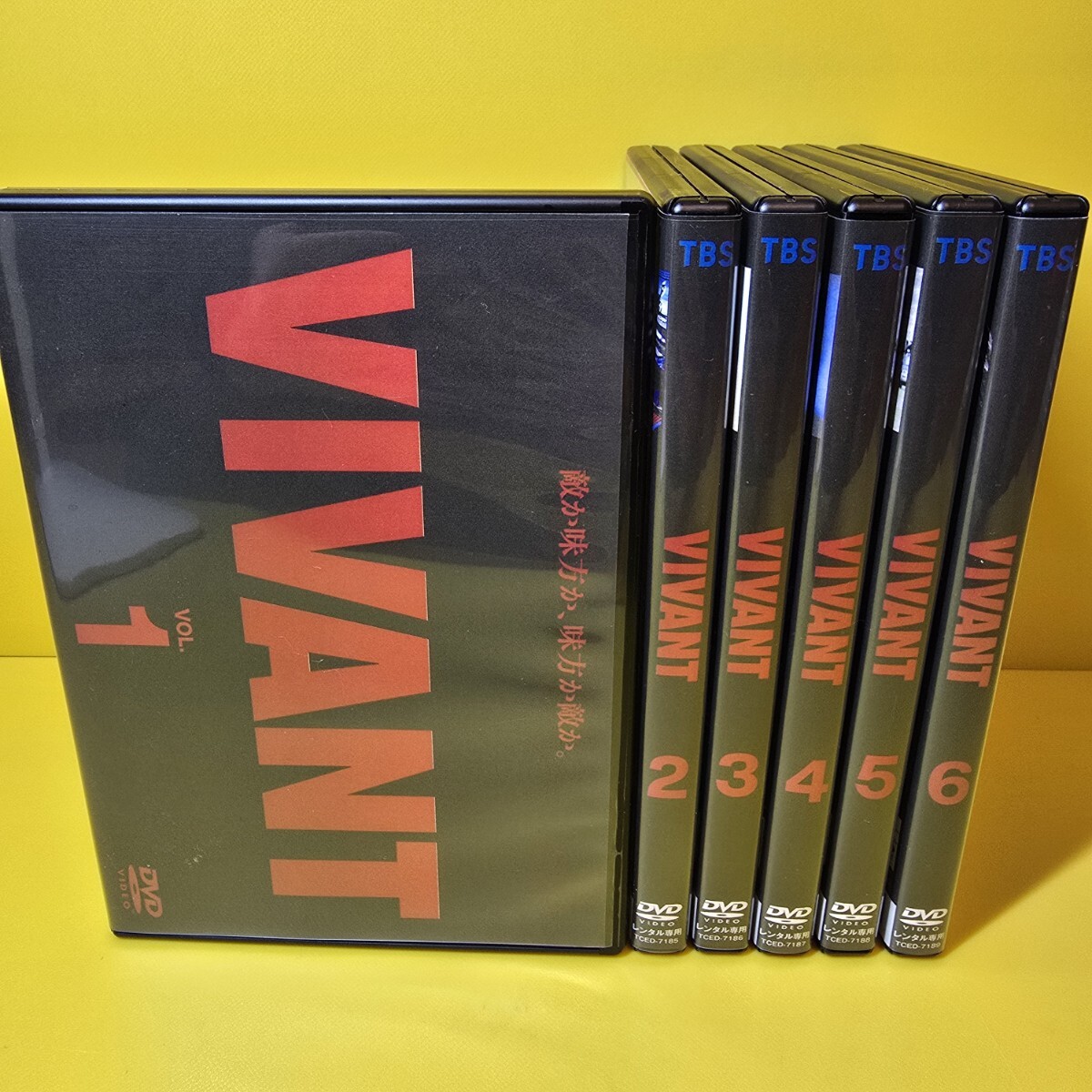 新品ケース交換済み 「VIVANT 」ヴィヴァンDVD全6巻セット堺雅人 新品ケース交換済み 「VIVANT 」ヴィヴァンDVD全6巻セット堺雅人