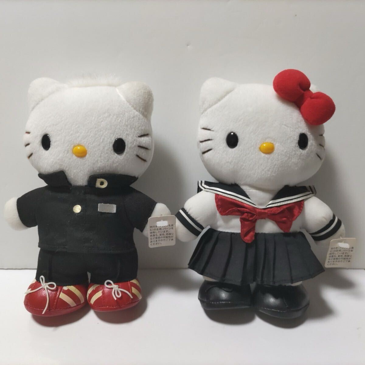 ハローキティ ダニエル 学生服 コスチューム ぬいぐるみ 2体 ハローキティ ダニエル 学生服 コスチューム ぬいぐるみ 2体