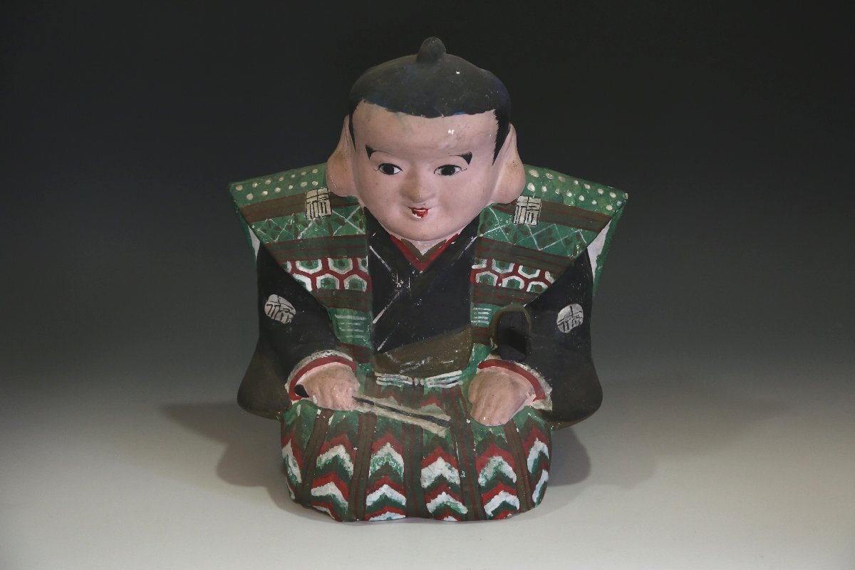 江戸時代 人形 武者人形 江戸期 竹田人形 刀 大木を抱えた侍 江戸時代 人形 武者人形 江戸期 竹田人形 刀 大木を抱えた侍