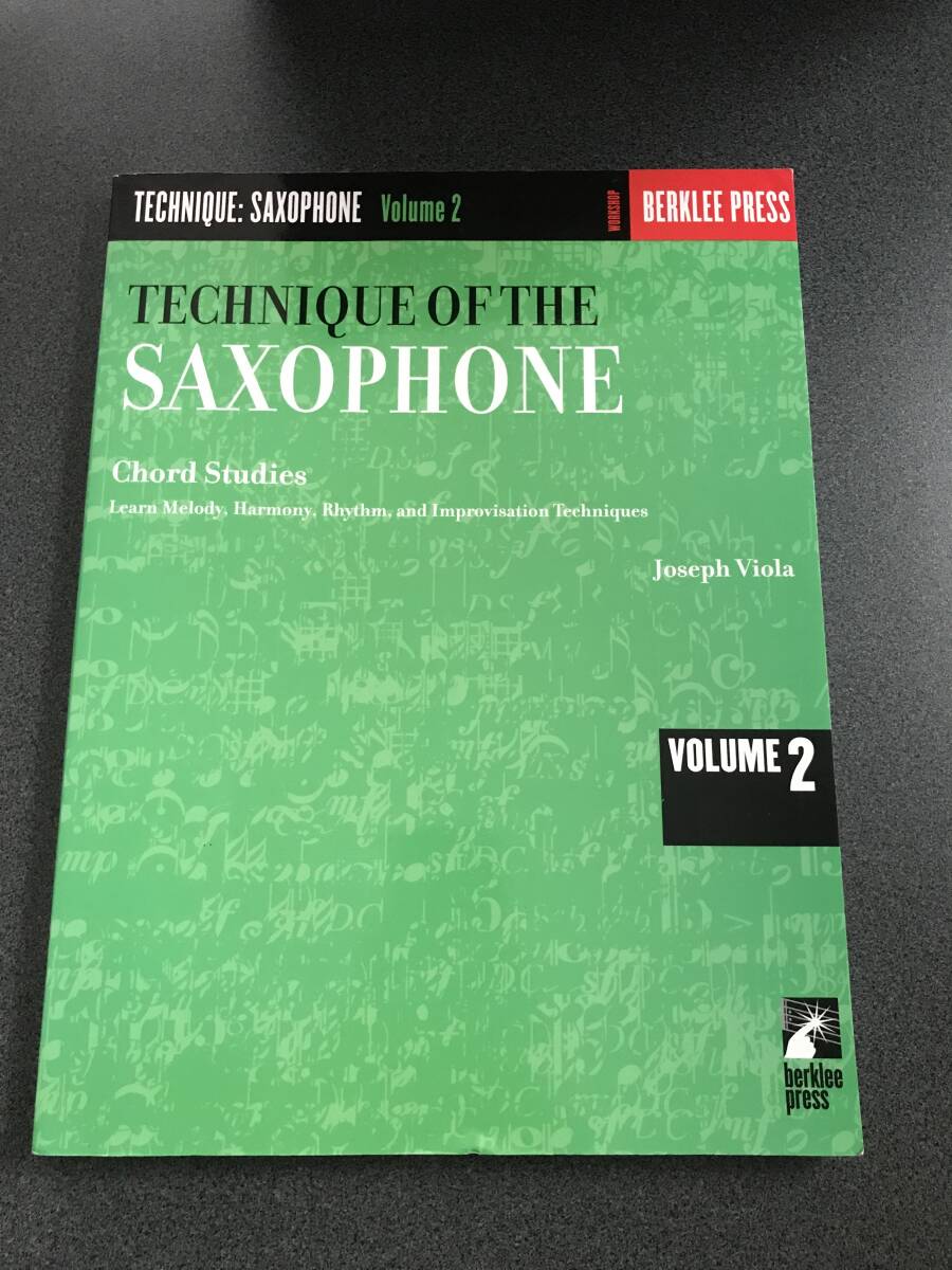 ◆◇【バークリー名著】Technique of the Saxophone: Chord Studies サックス教則（コードスタディ）◇◆