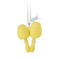 中古キーホルダー コガネキヌカラカサタケ 「ネイチャーテクニカラーMONO PLUS キノコ ソフトマスコット2」_画像1