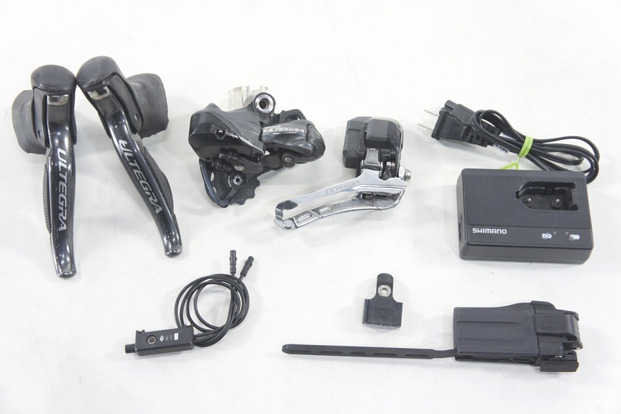 ◆◆訳アリ シマノ SHIMANO ULTEGRA Di2 6700系 電動 コンポセット ST-6770 FD-6770 RD-6770 SM-EW67A SM-BTR1 SM-JC40など