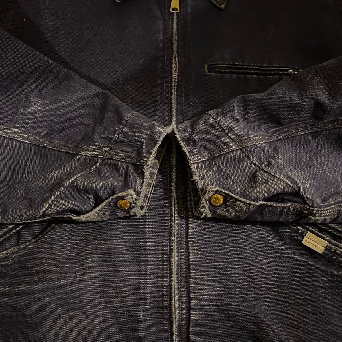 激レア 80s Carhartt デトロイトジャケット ネイビー カーハート