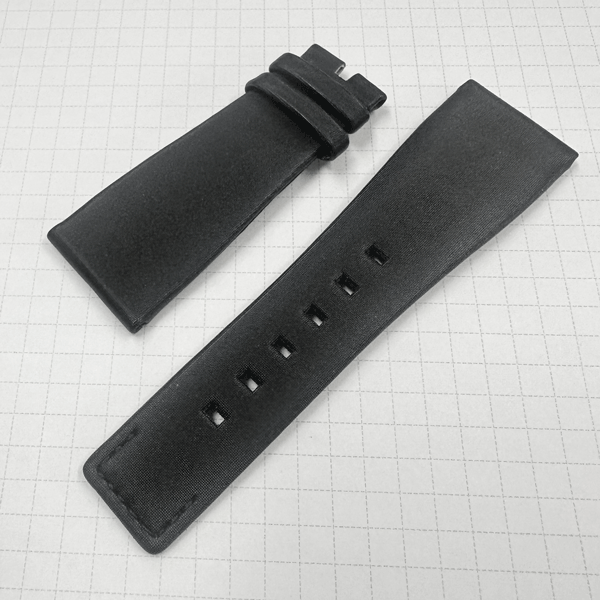 Bell&Ross/ベル&ロス　純正ストラップ/ベルト　黒サテン　24mm