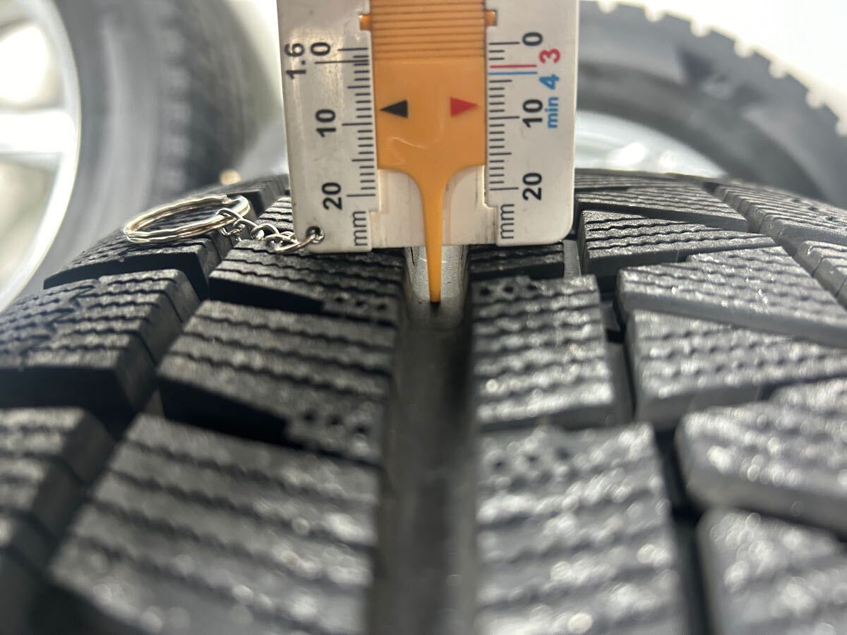 【管理番号2412-128】BALMINUM 16×6.5J+46 PCD 114.3-5H BRIDGESTONE ICEPARTNER 2 205/60R16 スタッドレス_画像9