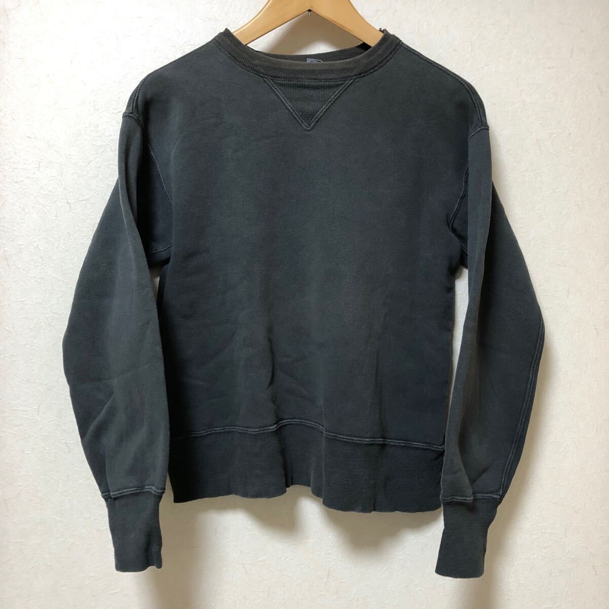 ウエアハウス 両V リブ長 スウェット 38 チャコールグレー USED warehouse トレーナー 長袖 アメカジ 古着 ビンテージ ヴィンテージ