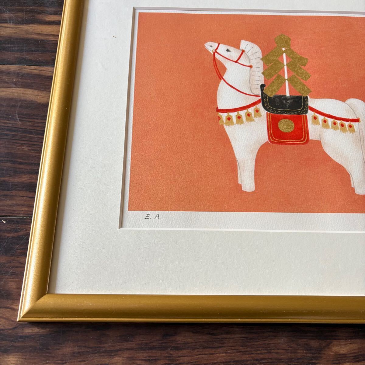 Yahoo!オークション - 文化功労者 上村淳之 干支図シリーズ 午