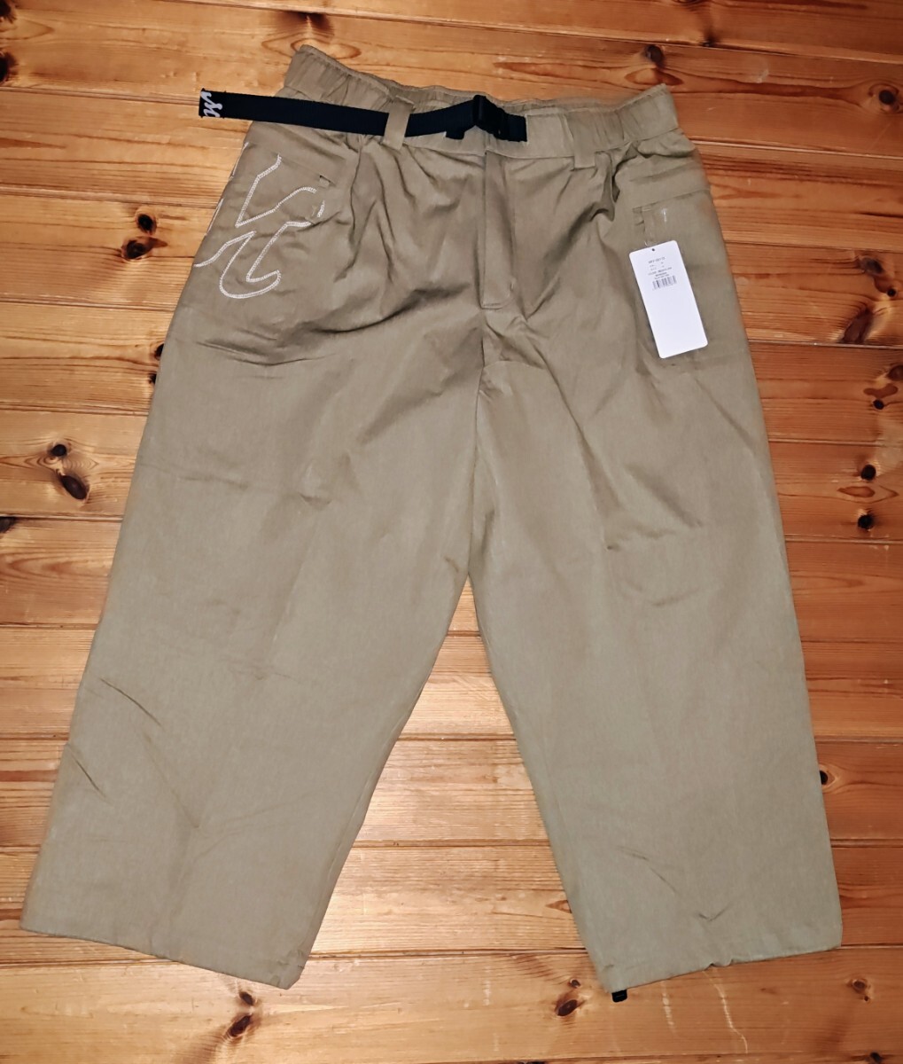 MAHF SUPPLYマーフスノーボード デニム風 サイドポケットスノーパンツ カーキ色 XL
