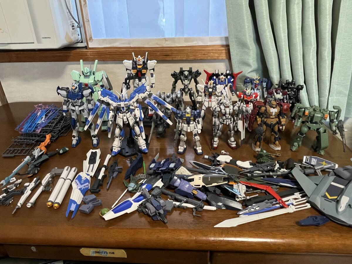 ガンプラ(ジャンクまとめ)MGジェガン、デュエルガンダム、ガンダムmk2、HGガンダムEX、ザク(ソラリ機)など