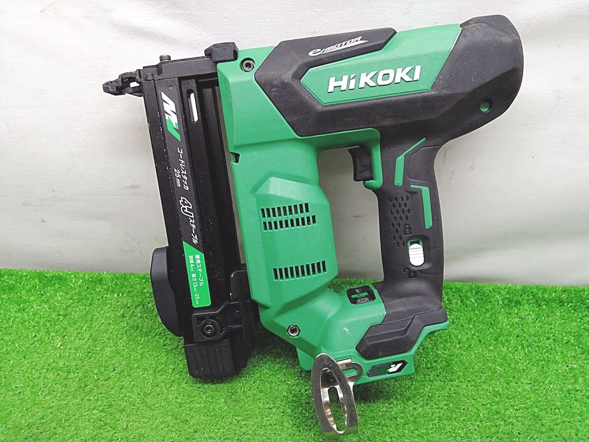 中古品 HiKOKI 36V ステープル幅 4mm コードレスタッカ N3604DJ NNK
