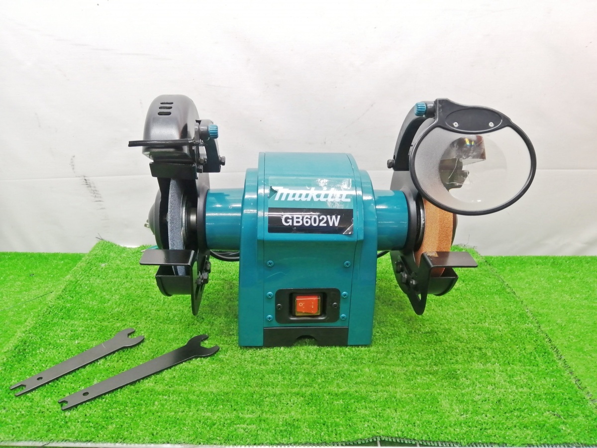 中古品 makita マキタ 150mm 卓上 グラインダ GB602W
