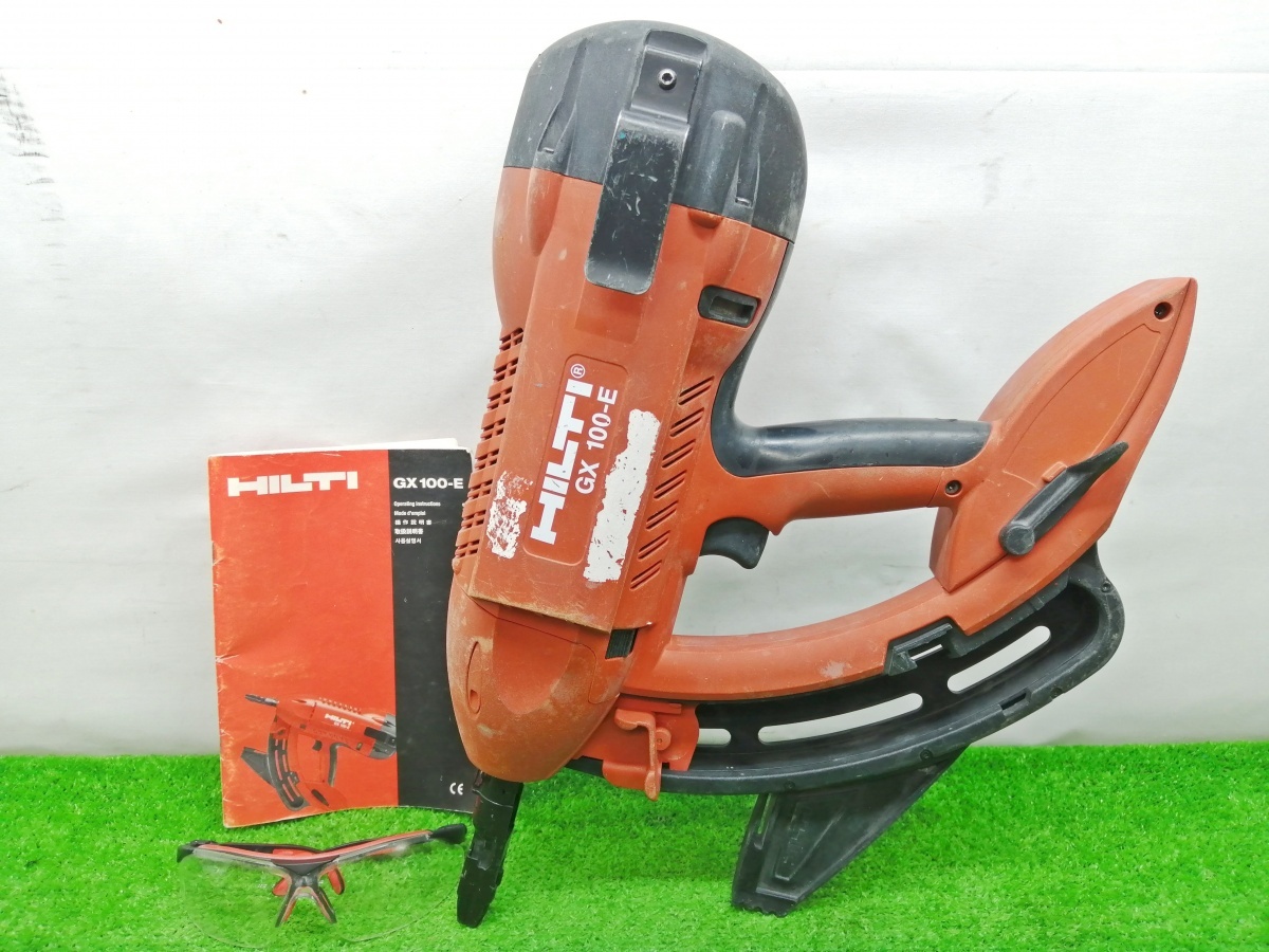 中古品 HILTI ヒルティ ガス式 鋲打ち機 GX100-E