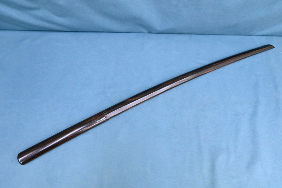 QX06 黒檀 木刀 全長101.5cm 約686g 稽古 素振り