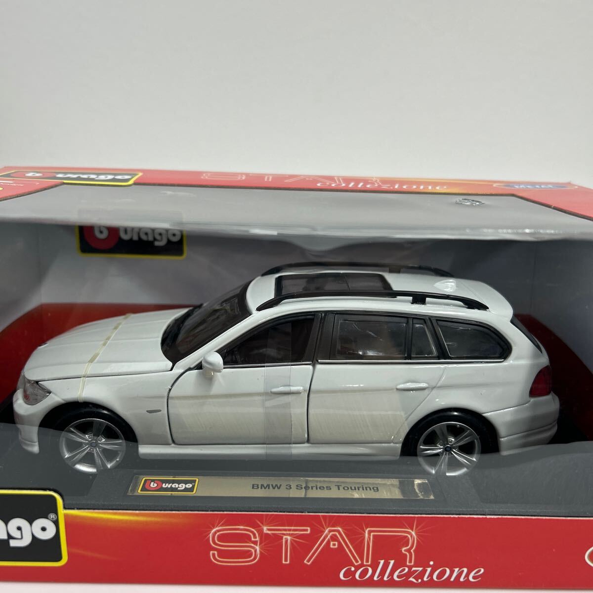 нераспечатанный Bburago 1/24 BMW 3 Series Touring BBurago 3 серии туринг E91 белый Wagon миникар модель машина 320 325 330 m