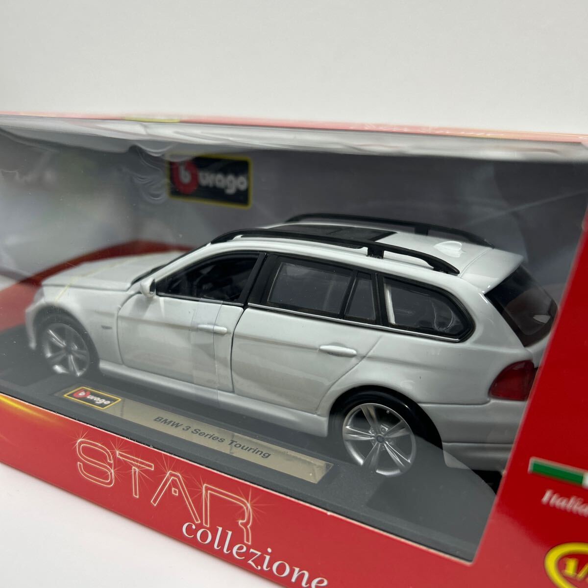 нераспечатанный Bburago 1/24 BMW 3 Series Touring BBurago 3 серии туринг E91 белый Wagon миникар модель машина 320 325 330 m