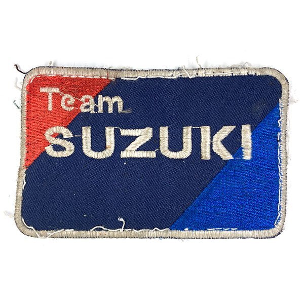 チーム スズキ ビンテージ パッチ TEAM SUZUKI Vintage Patch 舊車 日本車 國産舊車 ワッペン Motorcycle Wappen