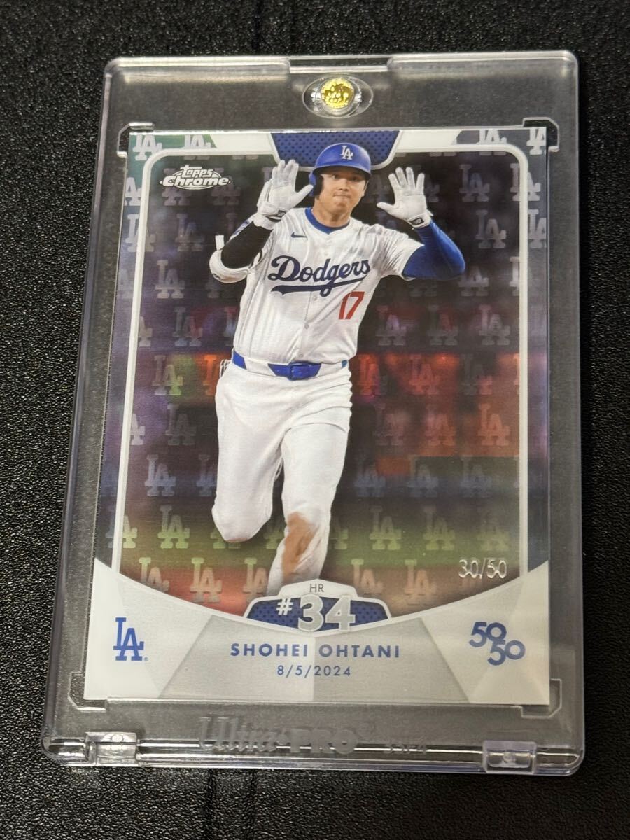 激レア LA logo パラレル 2024 TOPPS 大谷翔平 50/50 記念カード 激レア LA logo パラレル 2024 TOPPS 大谷翔平 50/50 記念カード