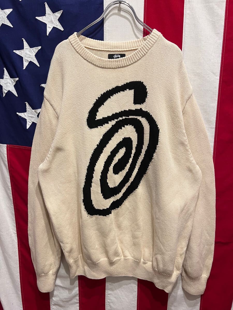 ☆トルコ製☆STUSSY☆ステューシー☆CURLY S SWEATER☆カーリーS ☆トルコ製☆STUSSY☆ステューシー☆CURLY S SWEATER☆カーリーS