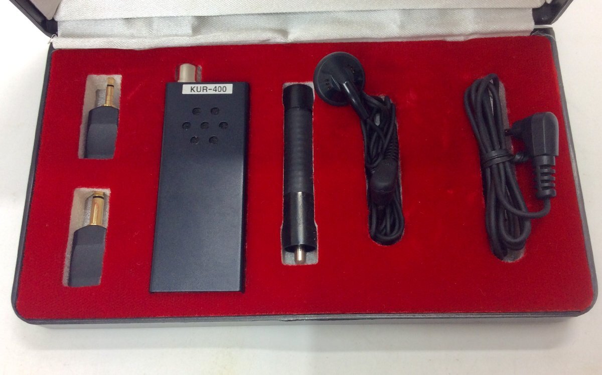 受信機 盗聴器 KUR-400 Yahoo!オークション - 【通電確認済】盗聴器受信機 小型高性能