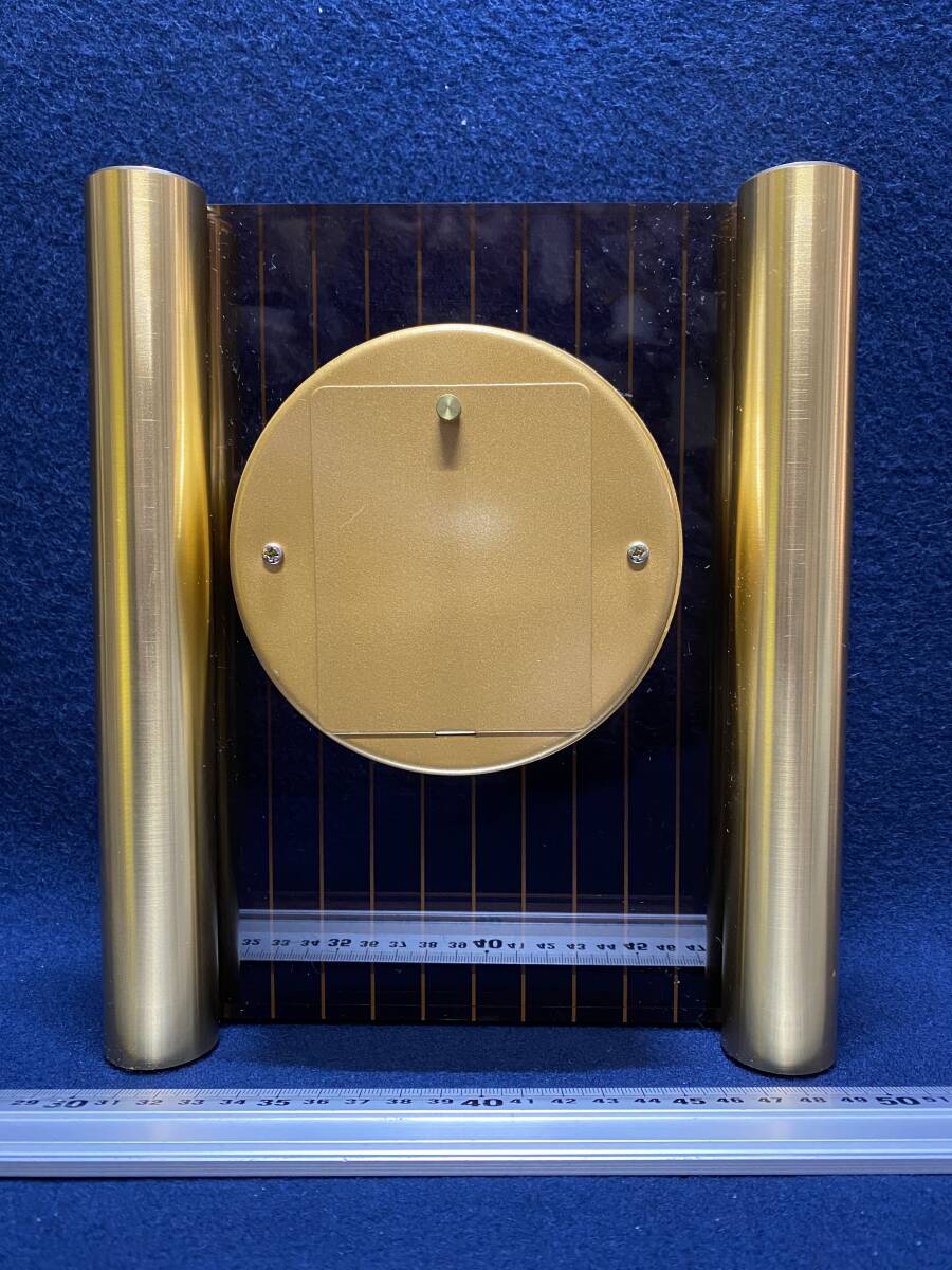 DS品 未使用品 動作確認済 昭和58年 364/5094 ドイツ制 JUNGHANS ユンハンス astro-quartz 置き時計 クォーツ 置時計 昭和レトロ 森下制薬