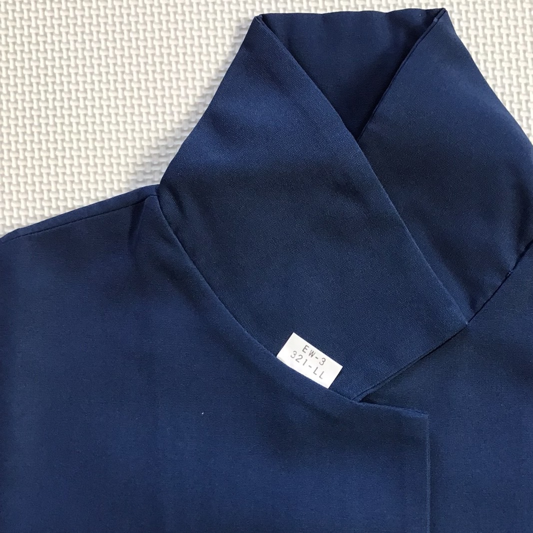 (在庫処分)新品未使用品 KARSEE [EW-3.321] 長袖スモック サイズ LL /ブルー/通年/シャツ/作業着/事務服/オフィス/ワークウェア/レディース_画像8