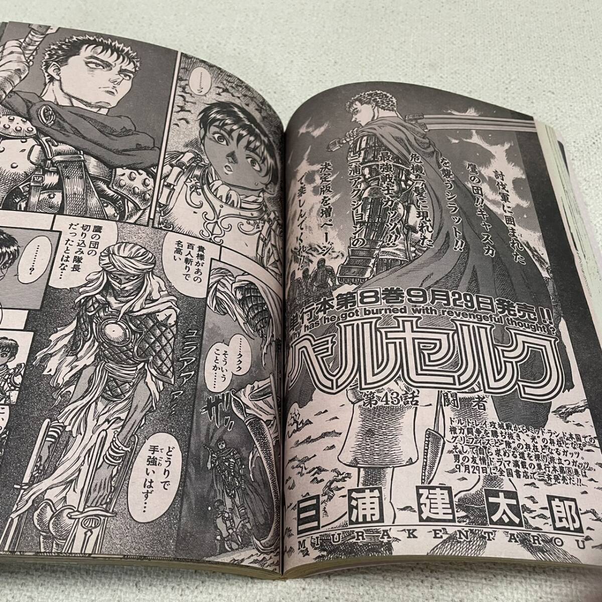 ヤングアニマル 1994年 No.18 ベルセルク43話掲載 1994.9.23 ヤングアニマル 1994年 No.18 ベルセルク43話掲載 1994.9.23