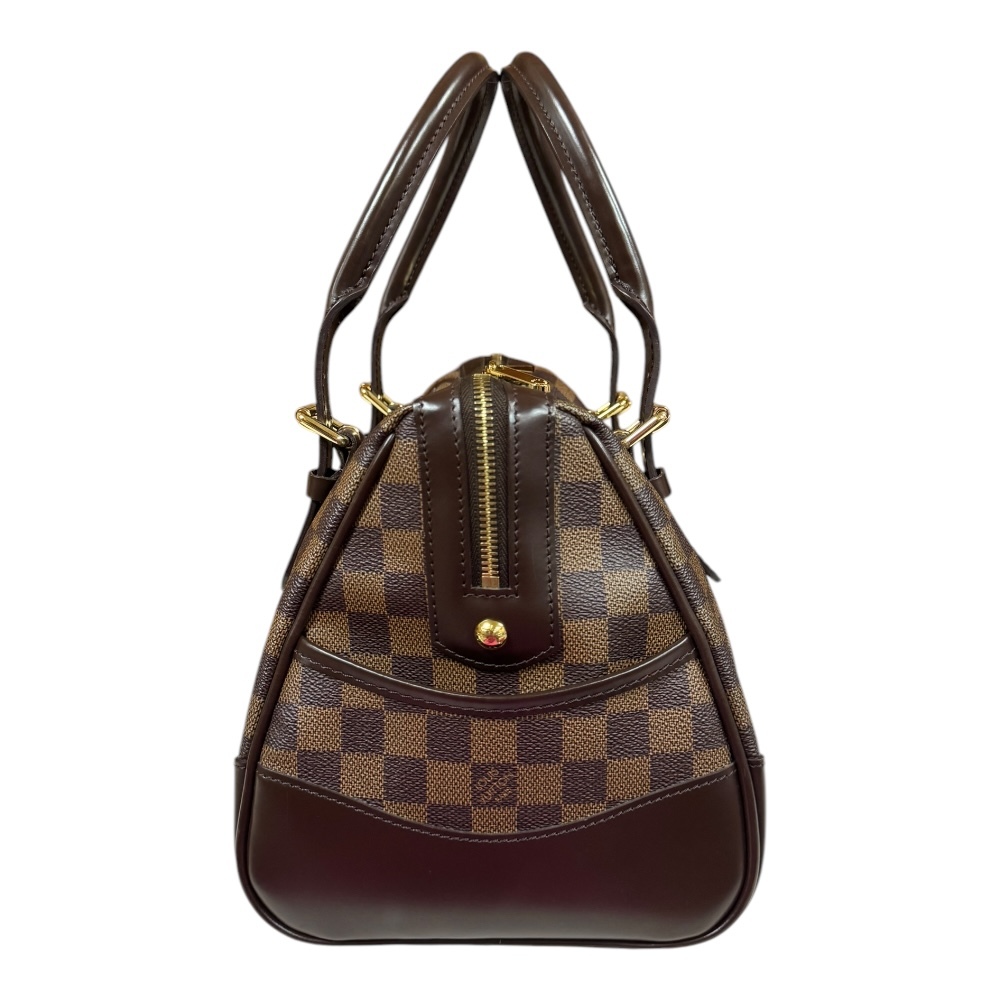 ルイヴィトン バークレー ダミエ ハンドバッグ ダミエキャンバス N52000 ブラウン レディース LOUIS VUITTON 中古_画像4