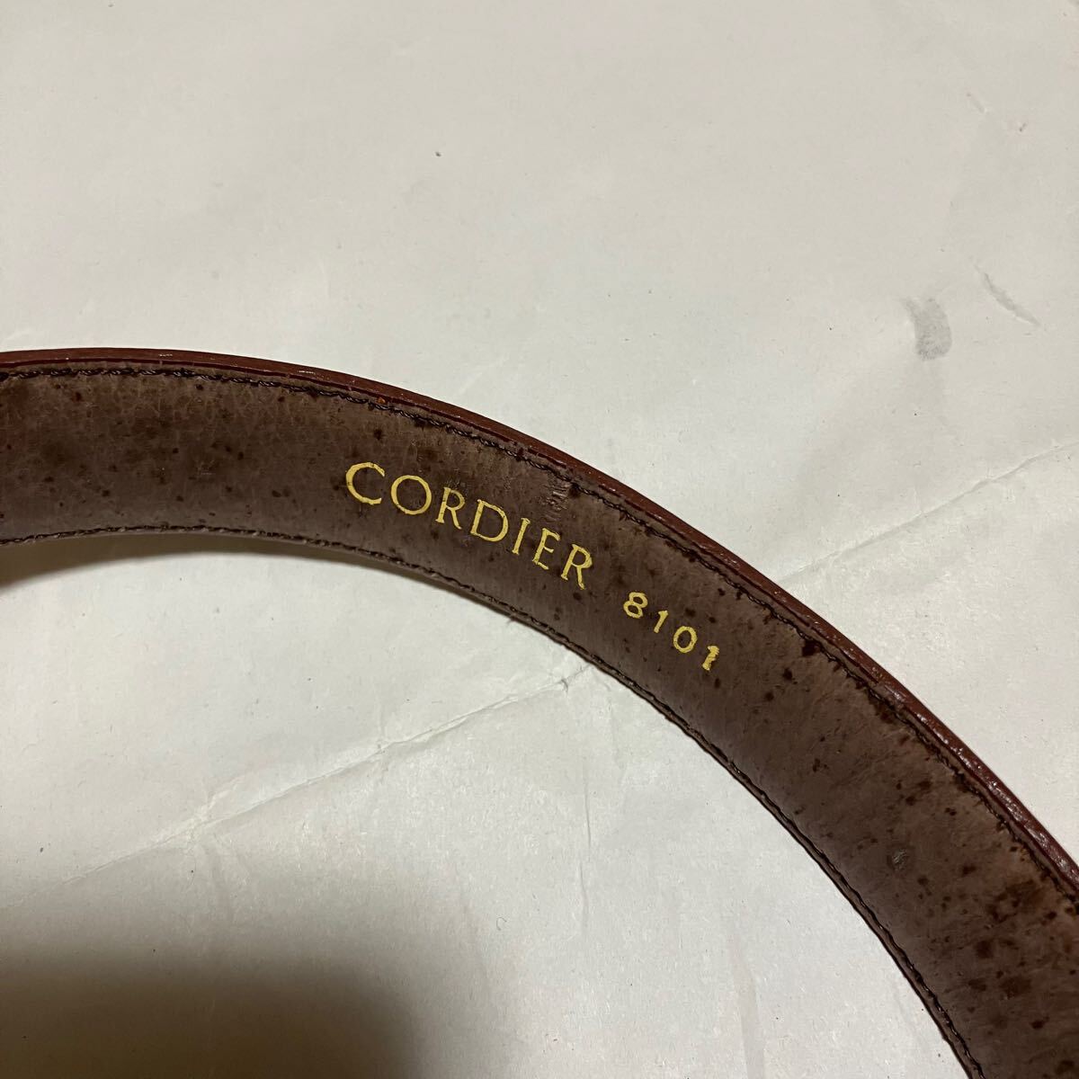 ② 【ヴィンテージ】【CORDIER / コルディア】 ベルト / 8101