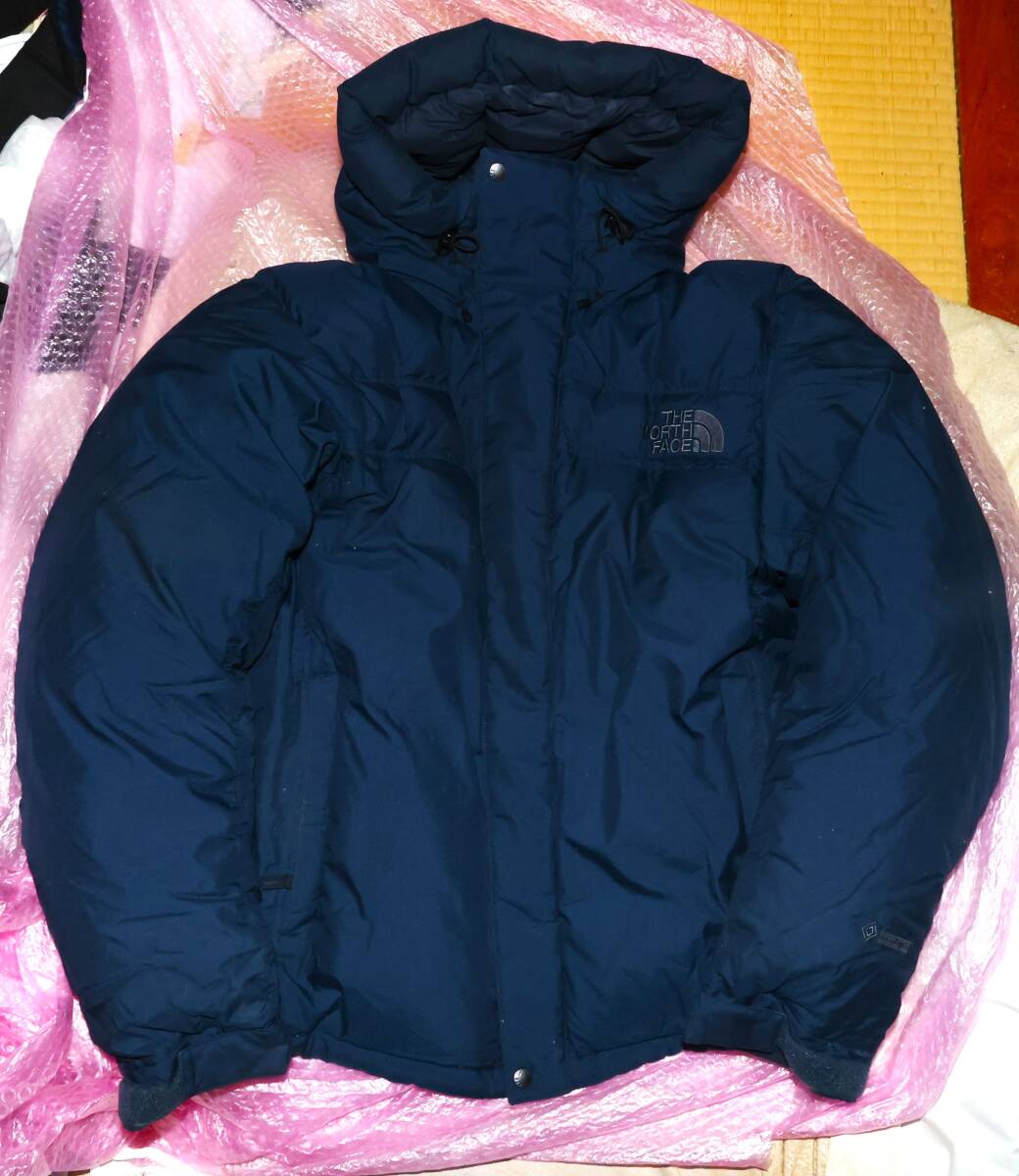 the northfaceノースフェイスオルタレーションバフズダウンジャケット XL紺ネイビーゴアウインドストッパーGORE-WINDSTOPPER