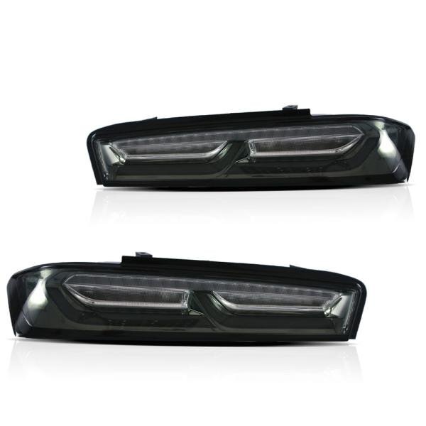 LED テールライト カマロ 16-18 シボレー シーケンシャルウィンカー クリア VLAND