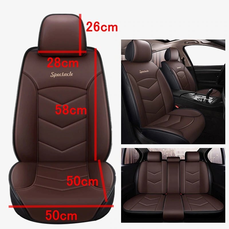シートカバー 車 フォルクスワーゲン ニュービートル 1Y 運転席 助手席 后部座席 前后2列セット ポリウレタンレザー 5色 TANE