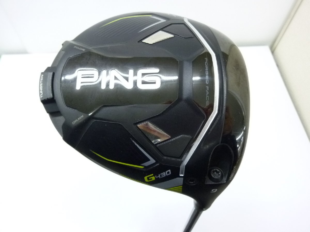 ピン G430 MAXドライバー 9° PING TOUR 2.0 CHROME 65 S　レンチなし