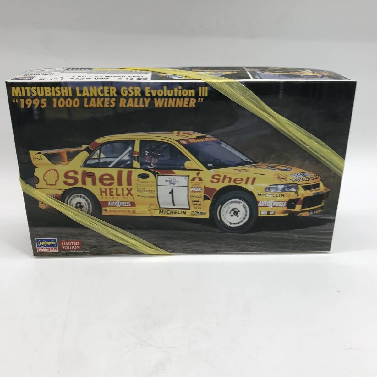 未組立 ハセガワ 三菱 LANCER GSR Evolution Ⅲ 1995 1000湖ラリーウィナー 1/24 ランサー エボリューションⅢ 24J菊MZ
