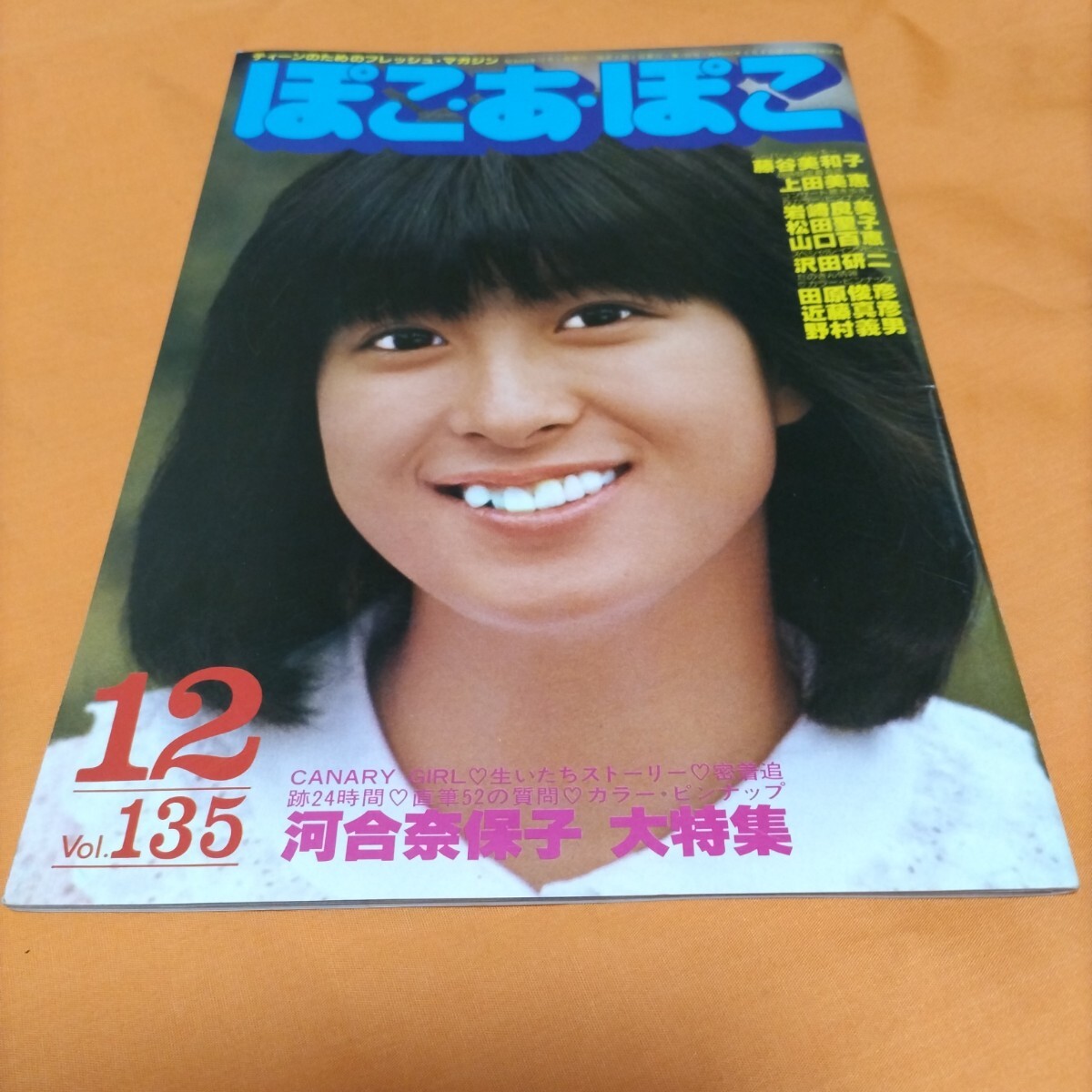 絶版 「ぽこ・あ・ぽこ」河合奈保子 大特集 当時撮影生写真 絶版 「ぽこ・あ・ぽこ」河合奈保子 大特集 当時撮影生写真