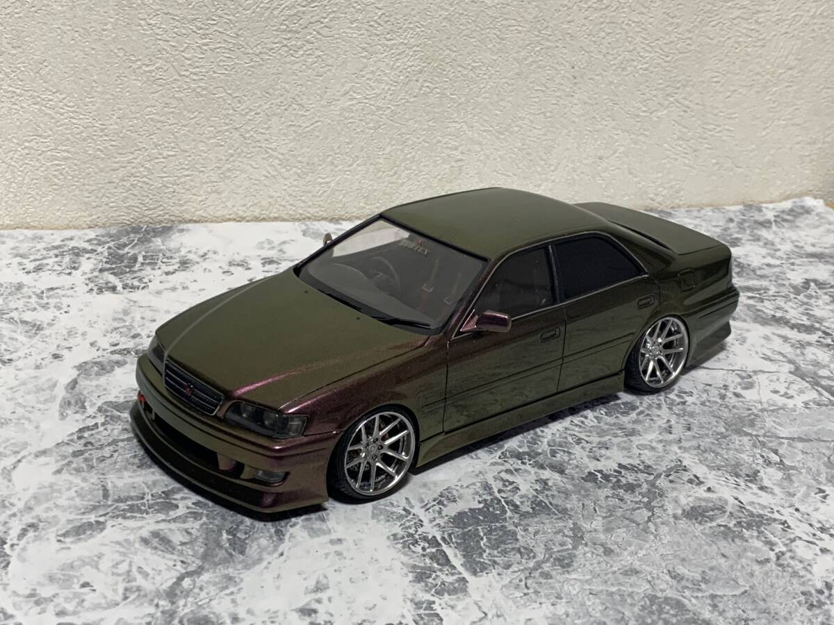 アオシマ 1/24 VERTEX JZX100 チェイサーツアラーV 完成品