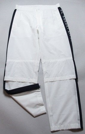 早割チケット 新品 アダバット/adabat ゴルフ 高品質 レインパンツ 定価25300円/46(76-82)/098-01082/ホワイト レインウエア