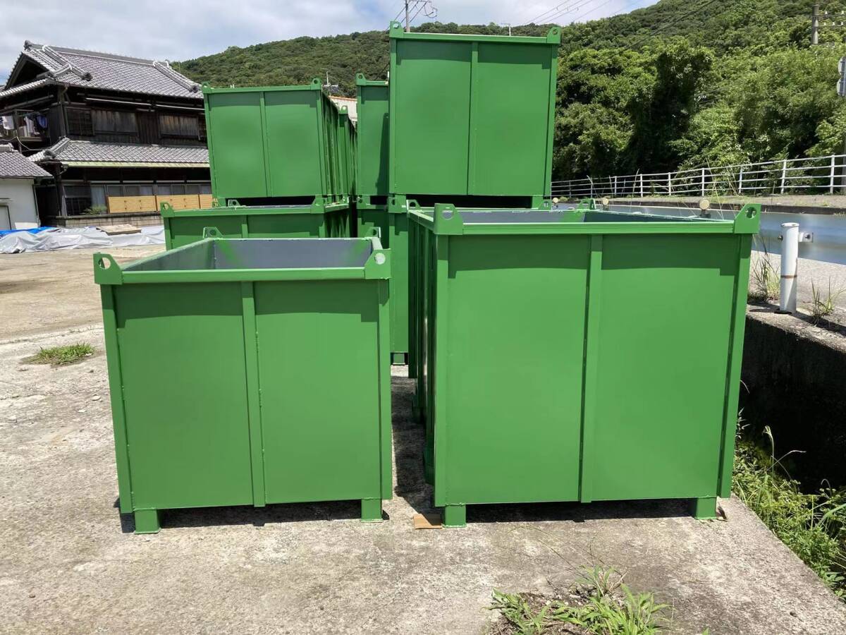 千葉発 2m3 バッカン 産廃 ボックス 大型 ゴミ箱 鉄箱 千葉発 2m3 バッカン 産廃 ボックス 大型 ゴミ箱 鉄箱