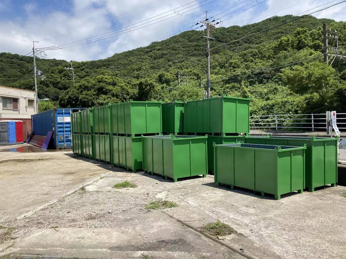 千葉発 2m3 バッカン 産廃 ボックス 大型 ゴミ箱 鉄箱 千葉発 2m3 バッカン 産廃 ボックス 大型 ゴミ箱 鉄箱