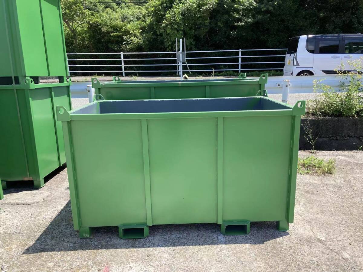 千葉発 2m3 バッカン 産廃 ボックス 大型 ゴミ箱 鉄箱 千葉発 2m3 バッカン 産廃 ボックス 大型 ゴミ箱 鉄箱