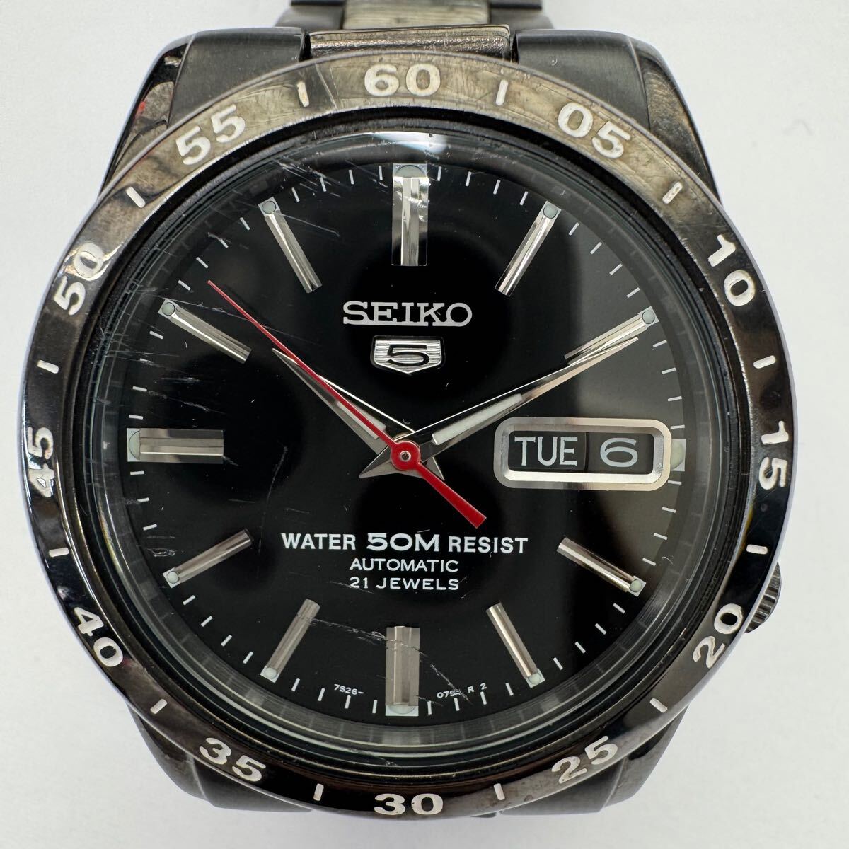 ☆1円スタート☆SEIKO セイコー 5 ファイブ デイデイト 21石 ☆1円スタート☆SEIKO セイコー 5 ファイブ デイデイト 21石