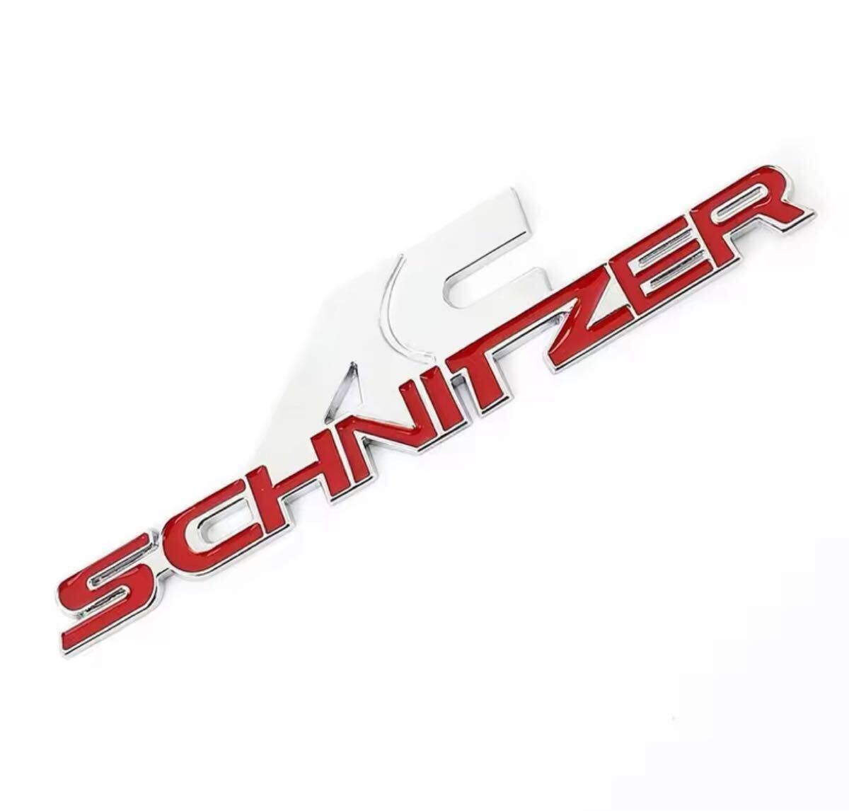 BMW ACシュニッツァー エンブレムステッカー レッド　1/2/3/4/5/6/7/X/Z4シリーズ等！