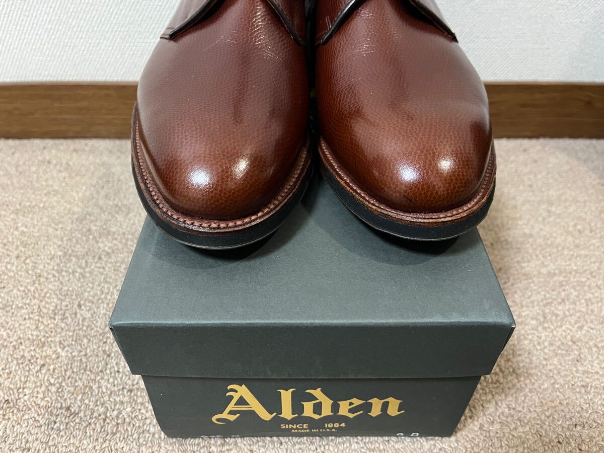新品 オールデン グレインカーフレザー 942C US9D ブラウン 新品 オールデン グレインカーフレザー 942C US9D ブラウン