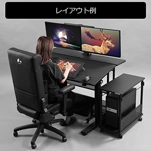 Bauhutte ( bow hyute) SA наклон стол BHD-1200SACT-BK [ настольный ] one размер 