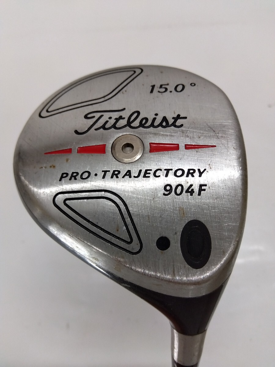 Titleist 904F FW 15度 flex:S メンズ右 オリジナルカーボンシャフト フェアウェイウッド タイトリスト_画像1