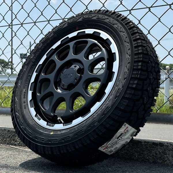 エブリイ DA17V DA64V DA62V キャリイ DA16T 14インチ 新品 タイヤホイール4本セット ヨコハマ ジオランダー XAT G016 155/65R14 165/65R14
